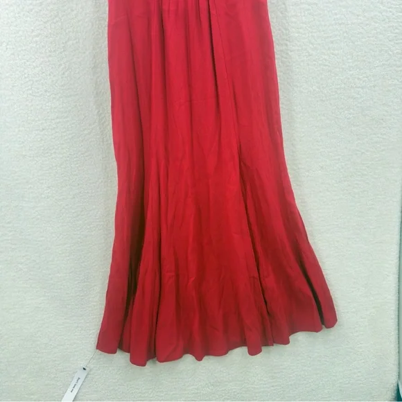 Reformation Bryson Dress in Cherry Red New Size O - Picture 6 of 14